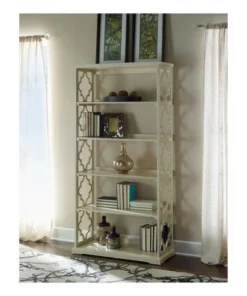 Anthony 72" 5 Shelf Painted Bookcase - Powell Company Black -Bookshelves Sales Shop unnamed file 5284