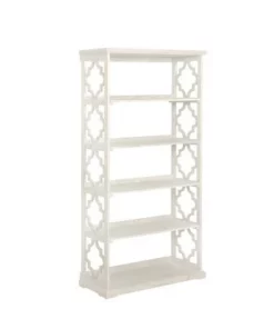 Anthony 72" 5 Shelf Painted Bookcase - Powell Company Black -Bookshelves Sales Shop unnamed file 5287