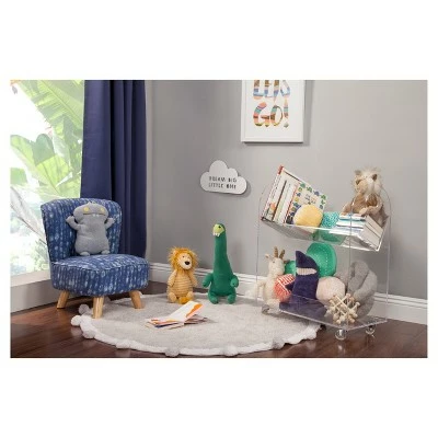 Babyletto Presto Acrylic Bookcase and Cart - Clear 4 Babyletto Presto Acrylic Bookcase and Cart - Clear - Image 2