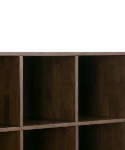 57" Pearson Solid Hardwood Cube Storage with Drawers Walnut Brown - WyndenHall 16 57" Pearson Solid Hardwood Cube Storage with Drawers Walnut Brown - WyndenHall -Bookshelves Sales Shop unnamed file 5306