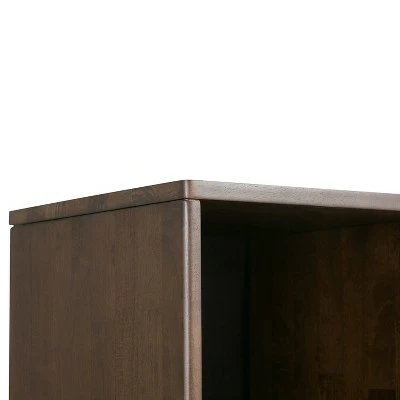 57" Pearson Solid Hardwood Cube Storage with Drawers Walnut Brown - WyndenHall 9 57" Pearson Solid Hardwood Cube Storage with Drawers Walnut Brown - WyndenHall - Image 7