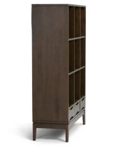 57" Pearson Solid Hardwood Cube Storage with Drawers Walnut Brown - WyndenHall 18 57" Pearson Solid Hardwood Cube Storage with Drawers Walnut Brown - WyndenHall -Bookshelves Sales Shop unnamed file 5308
