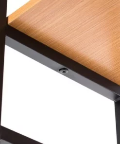 Fabulaxe Industrial Style 5 Shelf Wood and Metal Bookcase -Bookshelves Sales Shop unnamed file 5327