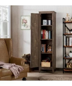 70.86" Doney 4 Shelf Bookcase Oak - miBasics -Bookshelves Sales Shop unnamed file 5334