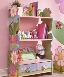 Magic Garden Floral Bookshelf - Fantasy Fields by Teamson Kids