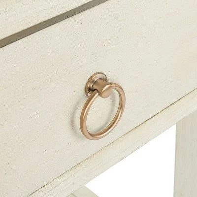 70" Johni 1 Drawer and 5 Shelves Etagere - Safavieh Antique White 11 70" Johni 1 Drawer and 5 Shelves Etagere - Safavieh Antique White - Image 9