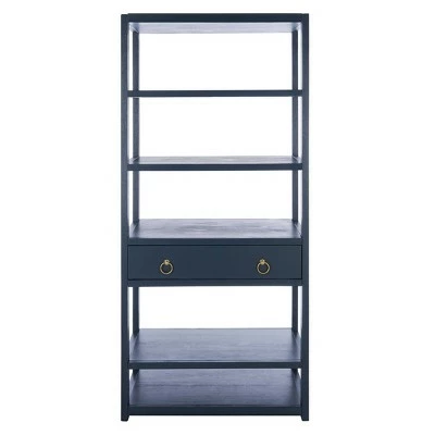 70" Johni 1 Drawer and 5 Shelves Etagere - Safavieh Antique White 15 70" Johni 1 Drawer and 5 Shelves Etagere - Safavieh Antique White - Image 13