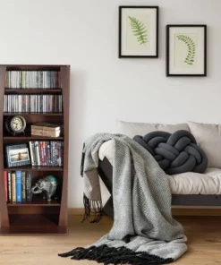 47" Canoe Curved Multimedia Cabinet Chestnut - Atlantic -Bookshelves Sales Shop unnamed file 5384