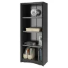 Quadra 59" Tall Bookcase - Finish - Corliving Black -Bookshelves Sales Shop unnamed file 5396