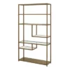 72" EOS Geometric Bookshelf Etagere Brass - Dorel Living -Bookshelves Sales Shop unnamed file 5433