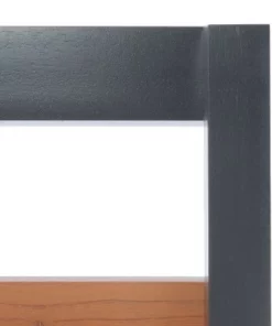 71.96" Vlad 3 Shelves and 1 Door Etagere Natural/Charcoal - Safavieh -Bookshelves Sales Shop unnamed file 5458