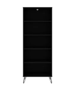 Rockefeller 5 Shelf Bookcase - Manhattan Comfort Tatiana Midnight Blue -Bookshelves Sales Shop unnamed file 5469
