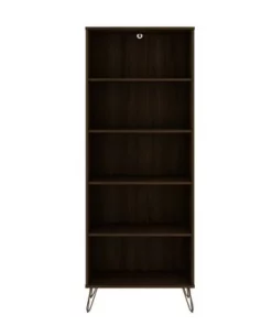 Rockefeller 5 Shelf Bookcase - Manhattan Comfort Tatiana Midnight Blue -Bookshelves Sales Shop unnamed file 5470