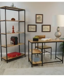 Carolina Cottage 72" Flynn Tall Bookcase Natural/Black - Carolina Chair and Table 7 Carolina Cottage 72" Flynn Tall Bookcase Natural/Black - Carolina Chair and Table -Bookshelves Sales Shop unnamed file 5486