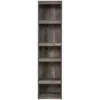 71.97" 5 Tier Wooden Pier with Adjustable Shelves - Benzara Gray -Bookshelves Sales Shop unnamed file 5494
