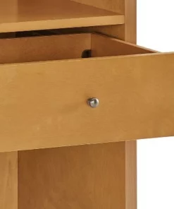 68" Landon Record Storage Bookcase Brown - Crosley -Bookshelves Sales Shop unnamed file 5505