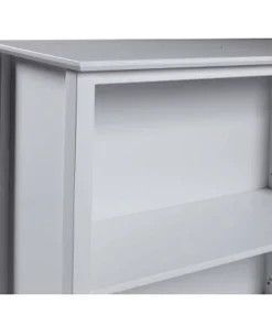 Weston Tall Bookcase - Alaterre Furniture Dove Gray -Bookshelves Sales Shop unnamed file 5516