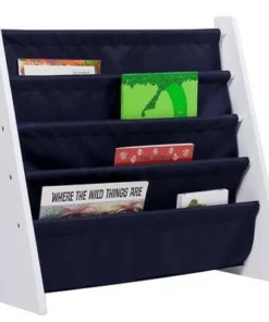 Sling Book Shelf - WildKin Natural/blue -Bookshelves Sales Shop unnamed file 553