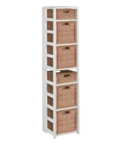 67" Flip Flop Square Folding Bookcase with Wicker Storage Baskets - Regency Oak/natural 20 67" Flip Flop Square Folding Bookcase with Wicker Storage Baskets - Regency Oak/natural -Bookshelves Sales Shop unnamed file 5543