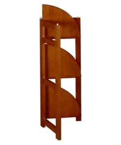 Cakewalk High Corner Folding Bookcase - Regency Cherry 9 Cakewalk High Corner Folding Bookcase - Regency Cherry -Bookshelves Sales Shop unnamed file 5547