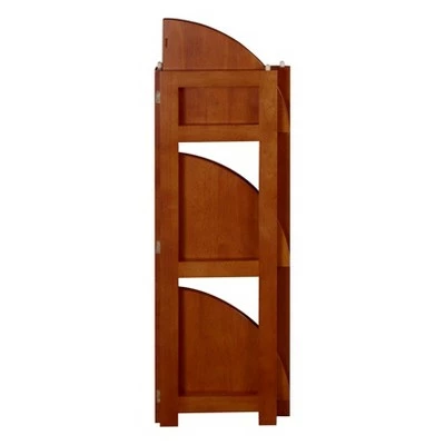 Cakewalk High Corner Folding Bookcase - Regency Cherry 5 Cakewalk High Corner Folding Bookcase - Regency Cherry - Image 4