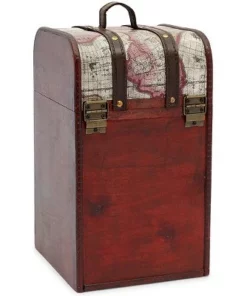 Okuna Outpost Wooden 4 Bottles Travel Wine for Storage Bar Accessory, World Map Design, 8. x 8.5 x 13.8 in. 13 Okuna Outpost Wooden 4 Bottles Travel Wine for Storage Bar Accessory, World Map Design, 8. x 8.5 x 13.8 in. -Bookshelves Sales Shop unnamed file 5569