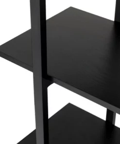 Modern Industry Metal/Wooden 5 Tier Bookcase and Shelves - Glitzhome Black -Bookshelves Sales Shop unnamed file 599