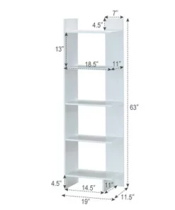 Costway 5-Tier Bookcase Storage Open Shelves Display Unit Room Divider -Bookshelves Sales Shop unnamed file 625