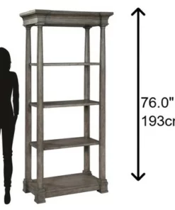 Hekman 28005 Hekman Lincoln Park Open Shelving 2-8005 Lincoln Park