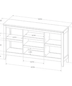 32" Carson Horizontal Bookcase with Adjustable Shelves - Threshold Walnut Brown 16 32" Carson Horizontal Bookcase with Adjustable Shelves - Threshold Walnut Brown -Bookshelves Sales Shop unnamed file 658