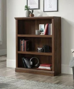 3 Shelf Bookcase - Sauder Vintage Brown