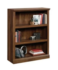 3 Shelf Bookcase - Sauder Vintage Brown -Bookshelves Sales Shop unnamed file 697