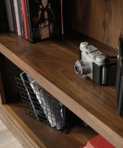 3 Shelf Bookcase - Sauder Vintage Brown -Bookshelves Sales Shop unnamed file 698