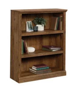 3 Shelf Bookcase - Sauder Vintage Brown -Bookshelves Sales Shop unnamed file 703