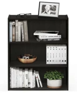 Furinno Pasir 3 Tier Open Storage and Organization Bookshelf Wooden Bookcase Shelf Shelving Unit for Home or Office, Espresso -Bookshelves Sales Shop unnamed file 710