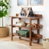 Hearth & Hand W/Magnolia Furniture Lipped 3-Shelf Wood Console Brown - Hearth & Hand™ with Magnolia -Bookshelves Sales Shop unnamed file 712