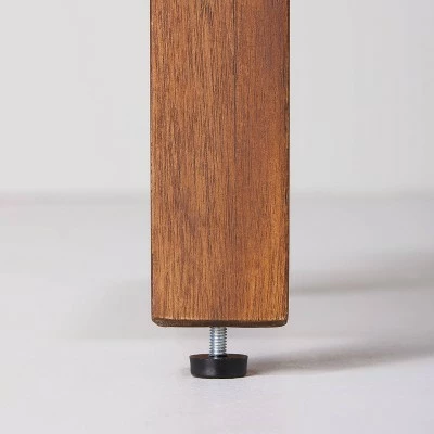 Hearth & Hand W/Magnolia Furniture Lipped 3-Shelf Wood Console Brown - Hearth & Hand™ with Magnolia 6 Hearth & Hand W/Magnolia Furniture Lipped 3-Shelf Wood Console Brown - Hearth & Hand™ with Magnolia - Image 4