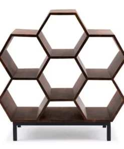 34" Miora Bookshelf Brown - Powell Company 11 34" Miora Bookshelf Brown - Powell Company -Bookshelves Sales Shop unnamed file 754