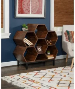 34" Miora Bookshelf Brown - Powell Company 13 34" Miora Bookshelf Brown - Powell Company -Bookshelves Sales Shop unnamed file 756