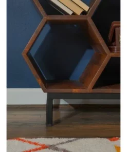 34" Miora Bookshelf Brown - Powell Company 14 34" Miora Bookshelf Brown - Powell Company -Bookshelves Sales Shop unnamed file 757