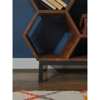 34" Miora Bookshelf Brown - Powell Company 8 34" Miora Bookshelf Brown - Powell Company - Image 6