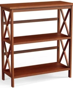 Costway 3-Tier Bookshelf Wooden Open Storage Bookcase for Home Office WhiteBlackCoffeeNatural -Bookshelves Sales Shop unnamed file 791