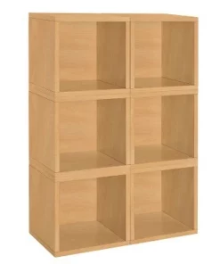 Way Basics Eco Stackable Vinyl Record Storage Cube Natural Wood Grain -Bookshelves Sales Shop unnamed file 801