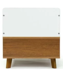 Morgan Mid-Century Bookshelf Caddy and Toy Storage with Shelf Wood/White - Humble Crew -Bookshelves Sales Shop unnamed file 808