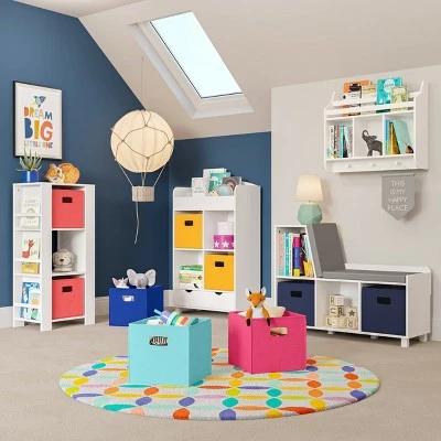 RiverRidge Home Book Nook Kids' Storage Bench with Cubbies - RiverRidge 12 RiverRidge Home Book Nook Kids' Storage Bench with Cubbies - RiverRidge - Image 10