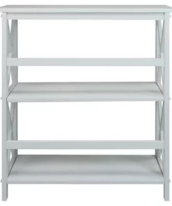 34" 3-Shelf Bookcase - Flora Home Walnut -Bookshelves Sales Shop unnamed file 850