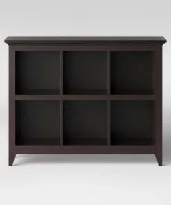 37.2" Carson 6 Bin Organizer Bookcase - Threshold White -Bookshelves Sales Shop unnamed file 862