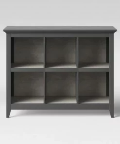 37.2" Carson 6 Bin Organizer Bookcase - Threshold White -Bookshelves Sales Shop unnamed file 864