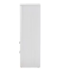 15.47" 2 Drawer Carlingford Modern and Contemporary Whitewashed Wood Bookshelf White - Baxton Studio -Bookshelves Sales Shop unnamed file 872