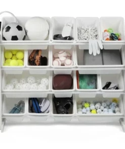 Kids' Super-Size Toy Organizer White - Humble Crew